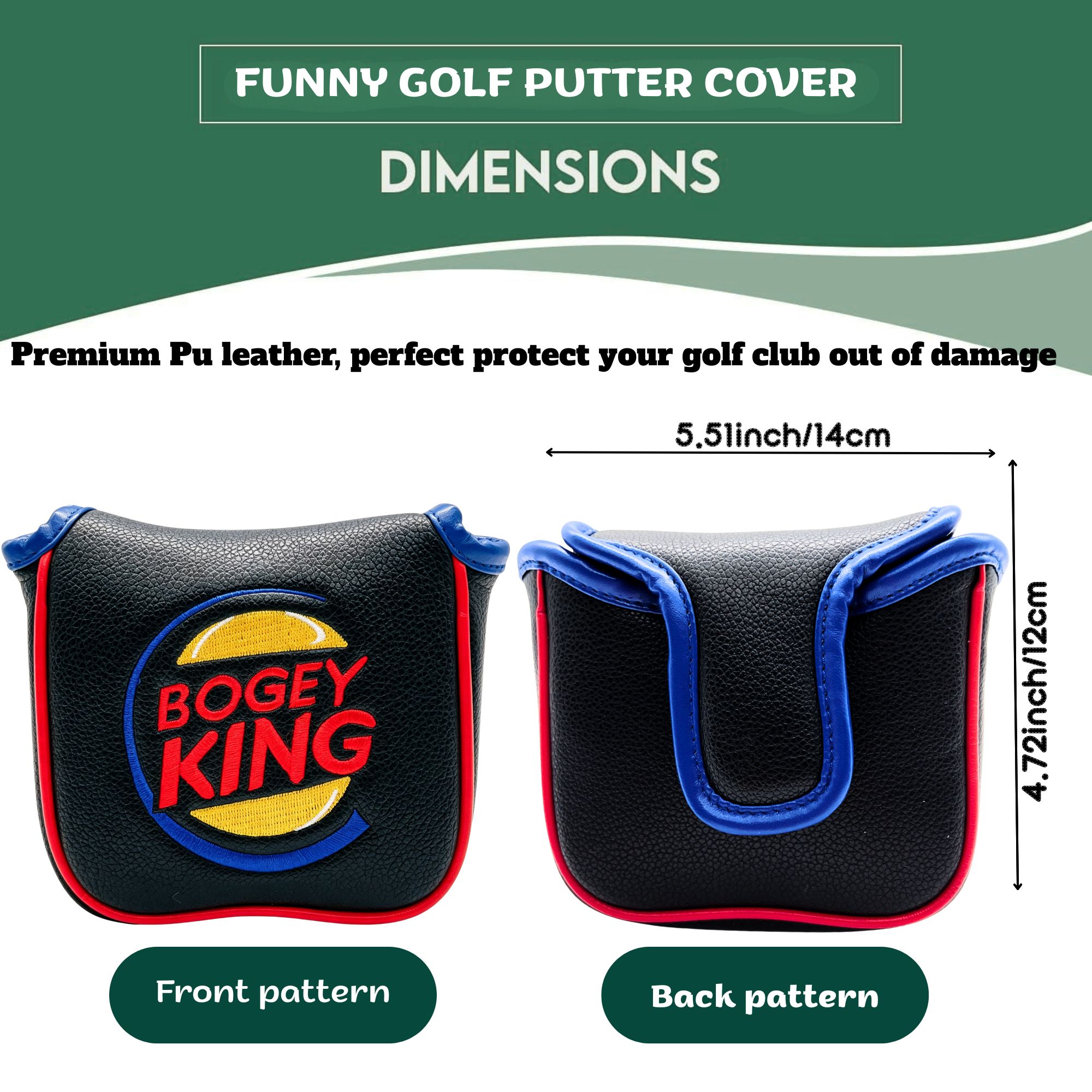 Funny Bogey King Golf Headcove - Golf Putter review and price